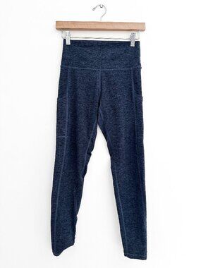 OFFLINE By Aerie The Hugger High Waisted Pocket Legging - Navy Blue - Size S